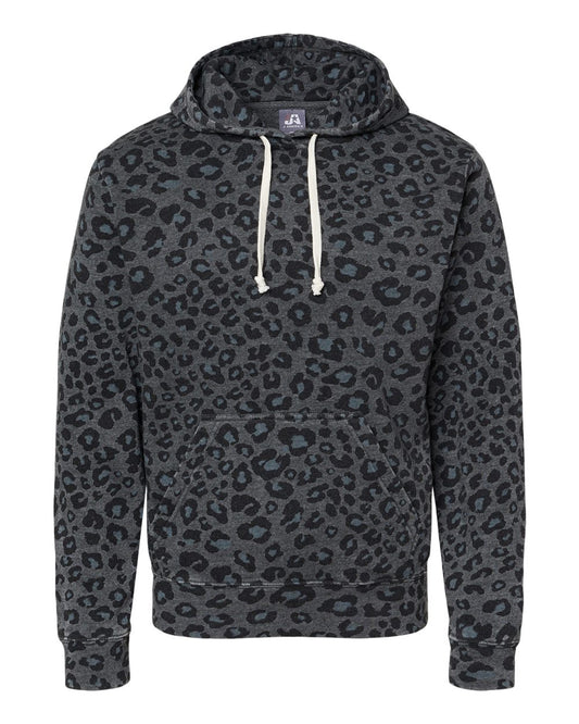 J. America - Triblend Fleece Hooded Sweatshirt - 8871
