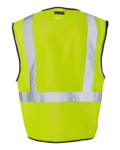 Kishigo - Single Pocket Zipper Mesh Class 2 VestShirt