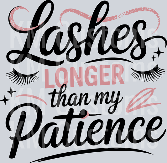 Lashes Longer Than My Patience