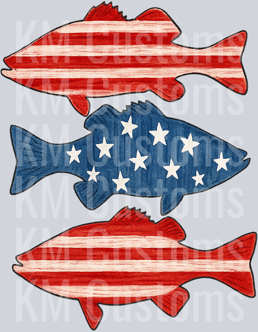 Patriotic Fish Trio