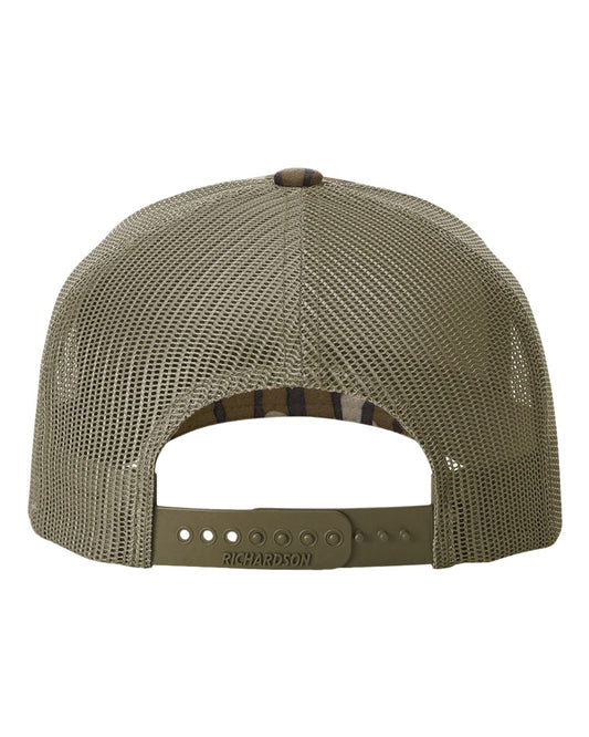 Five-Panel Printed Trucker Cap - 112PFP
