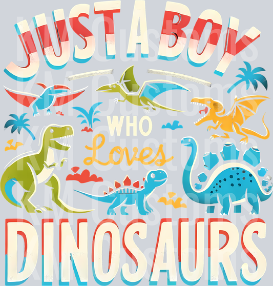 Just A Boy Who Loves Dinosaurs