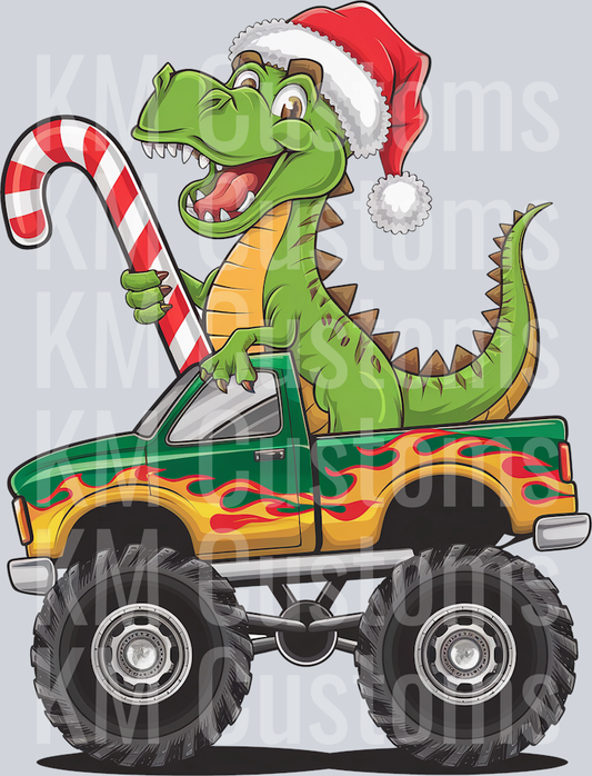 Christmas Truck Dino