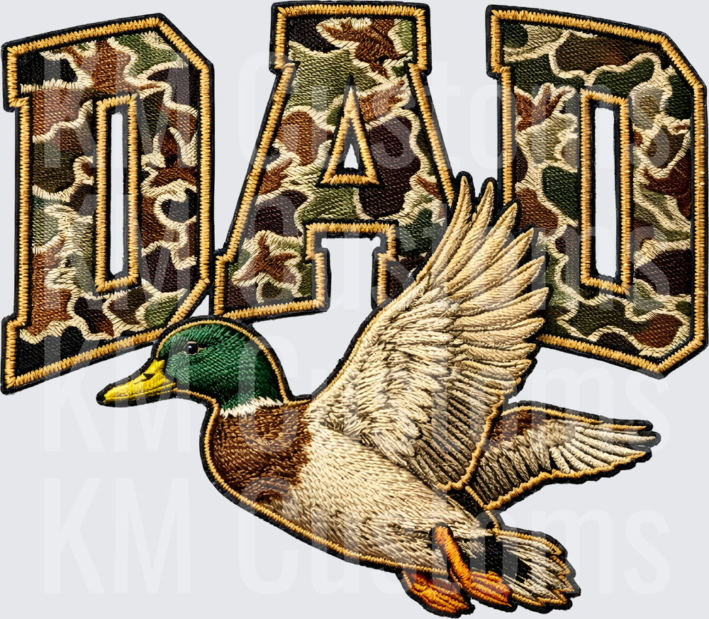 Dad Duck Faux Patch