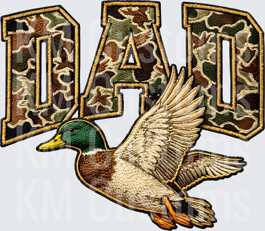 Dad Duck Faux Patch