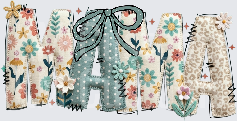 Faux Patchwork - MAMA