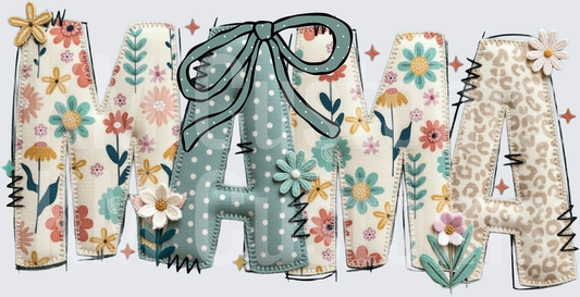 Faux Patchwork - MAMA