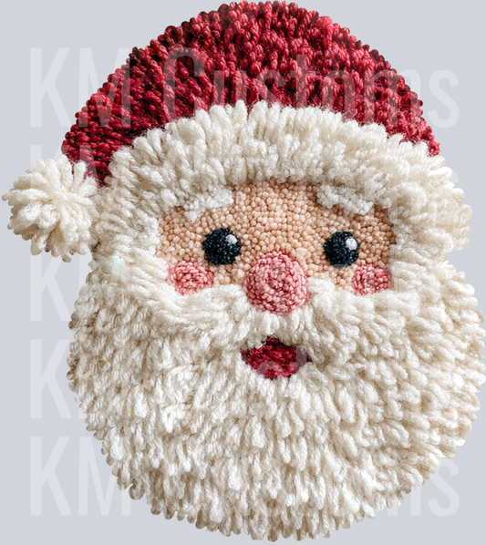 Santa Claus - Patchwork DTF Transfer