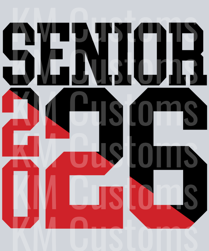 Senior 2026 - Split DTF Transfer