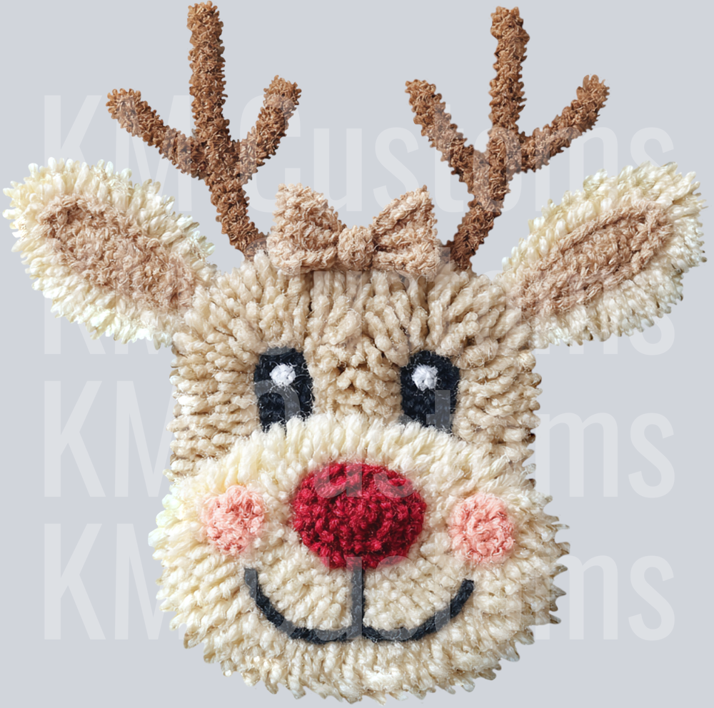 Reindeer - Patchwork DTF Transfer