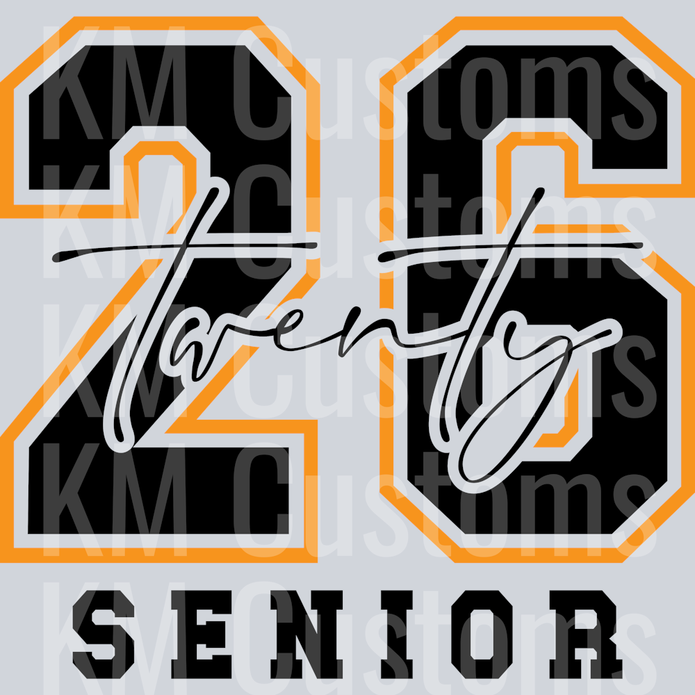 Varsity 2026 DTF Transfer