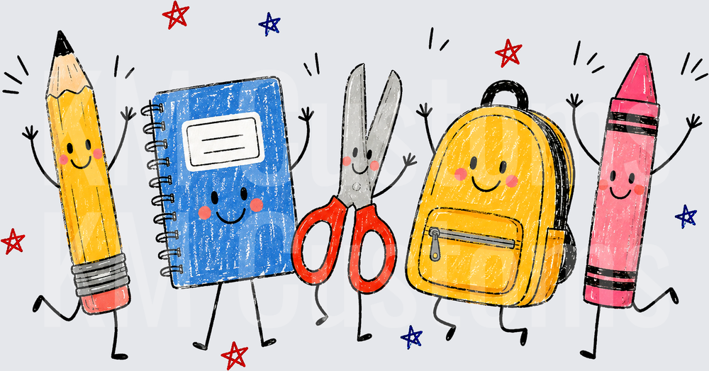 Back To School Characters