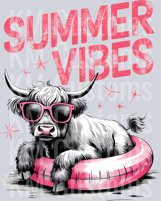 Highland cow Summer