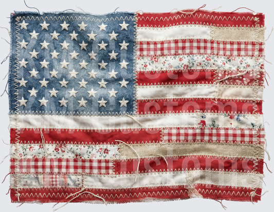 Faux Patchwork - Flag
