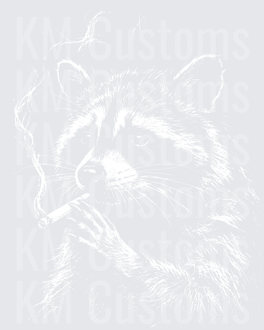 Raccoon Smoking