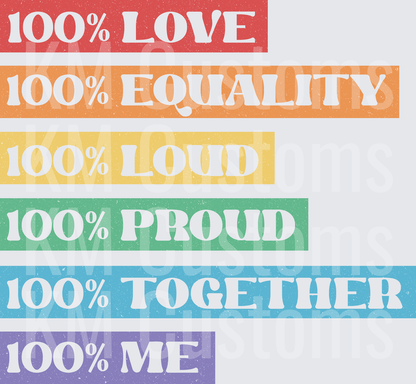 100% Love - Raw Image