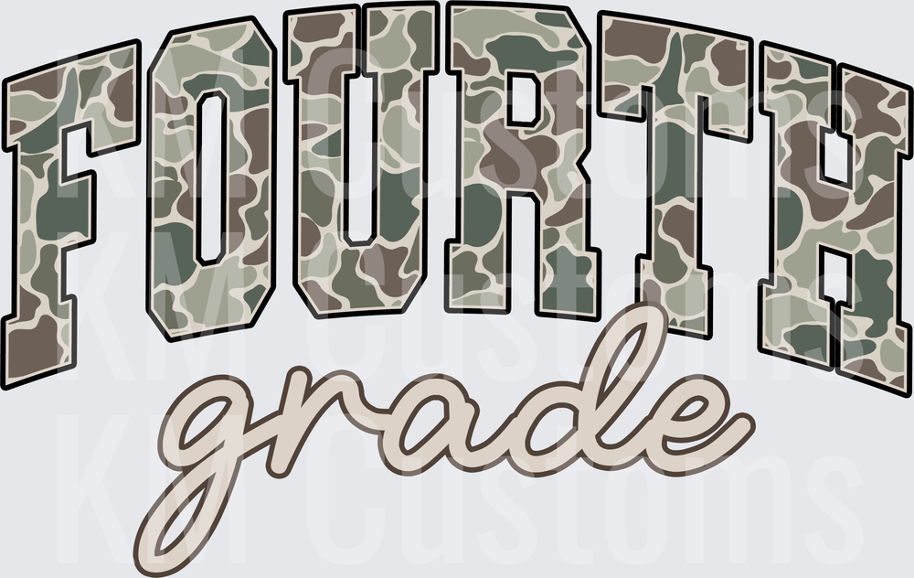 Camo - 4th Grade
