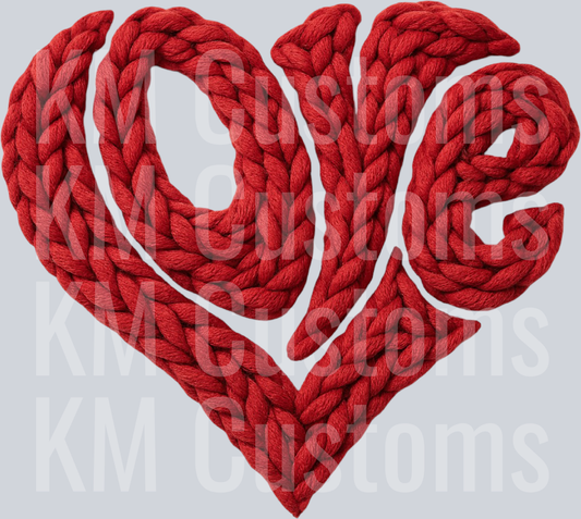 Love - Faux Yarn