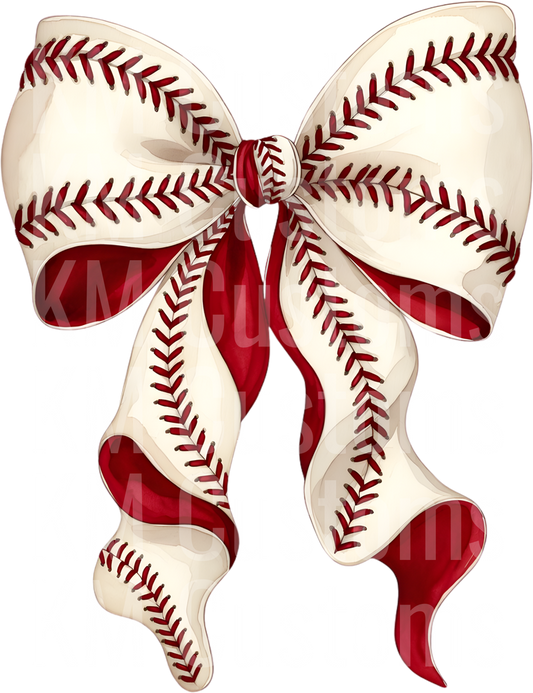 Coquette Baseball Bow