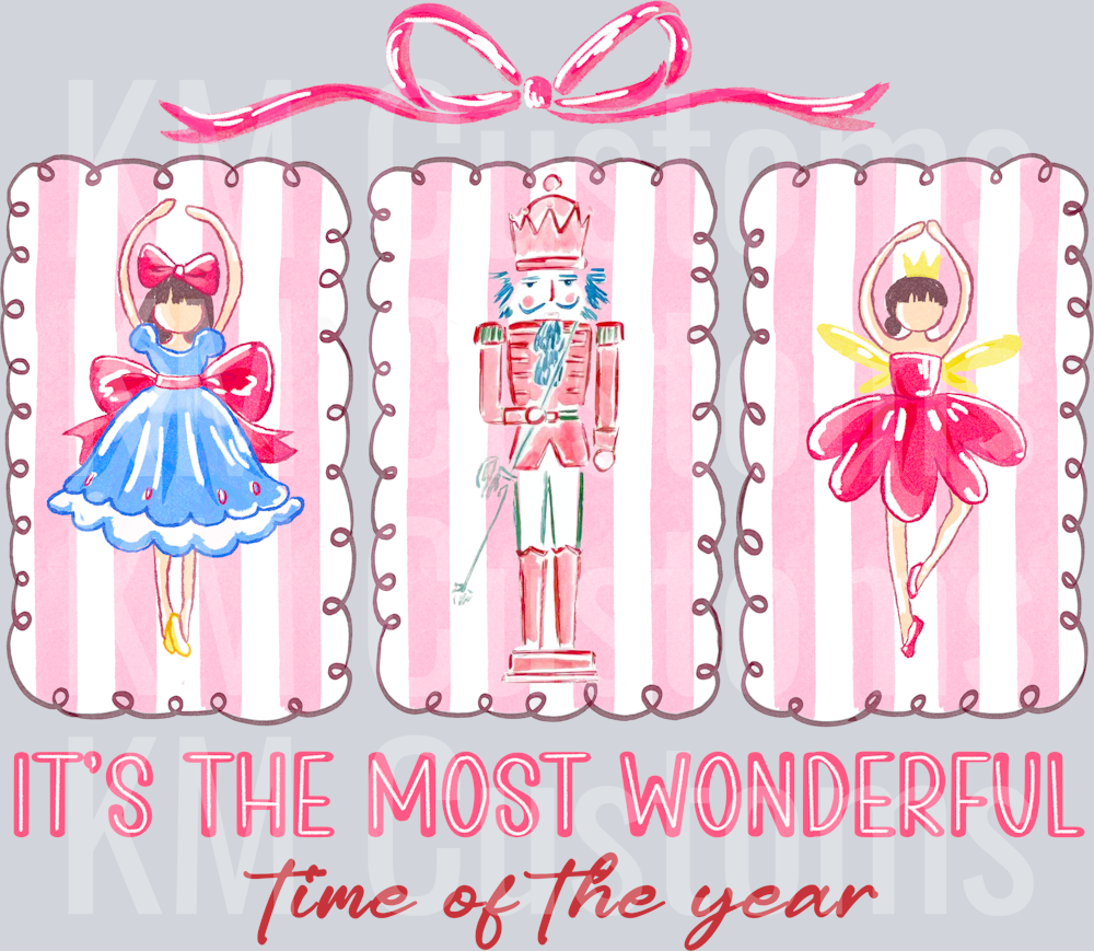 Most Wonderful Time of the Year Nutcrackers DTF Transfer