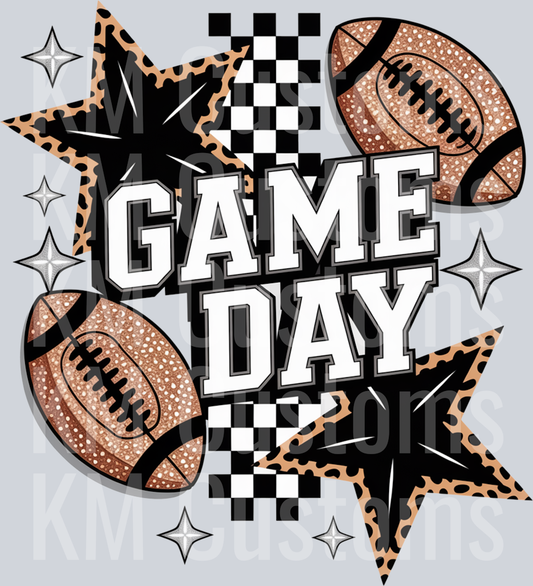 Game Day Stars DTF Transfer