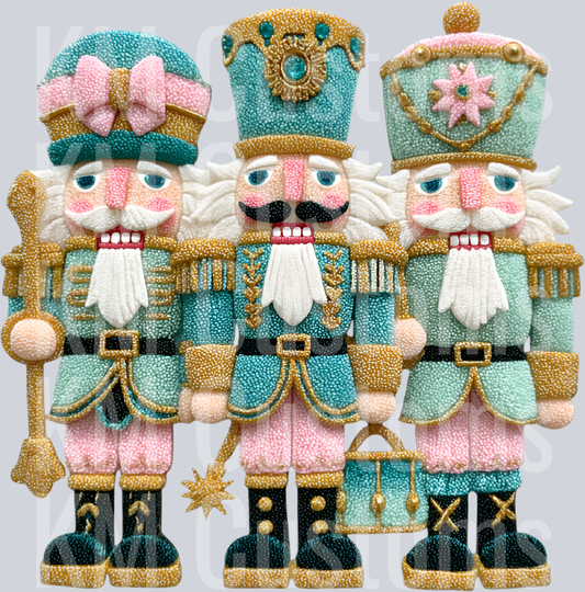Nutcrackers - Faux Yarn DTF Transfer