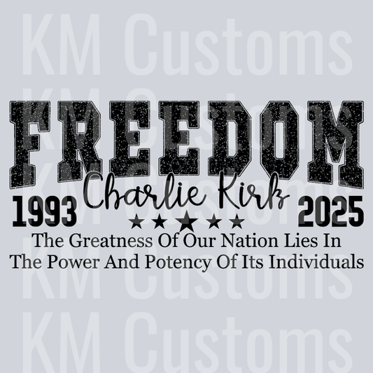 The Greatness Of Our Nation Lies In The Power And Potency Of Its Individuals DTF Transfer