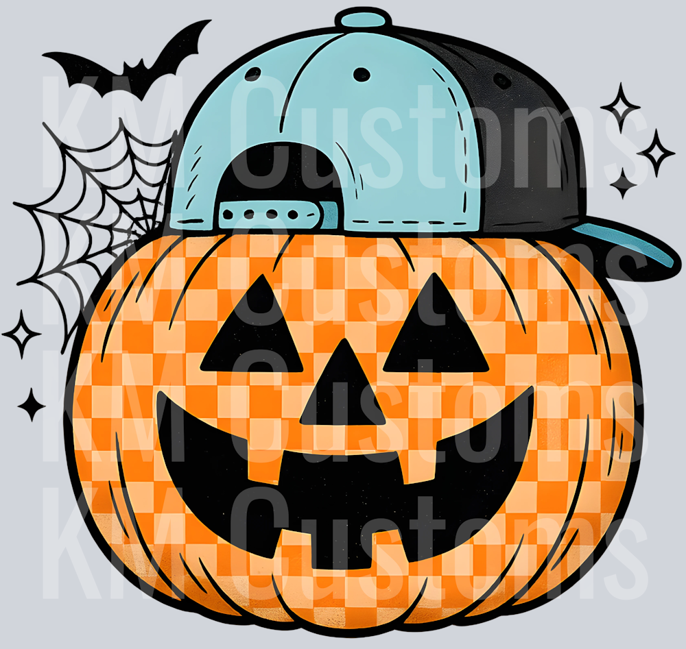 Halloween Pumpkin Blue