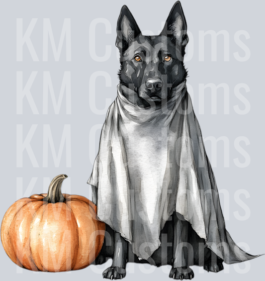 Malinois Halloween DTF Transfer