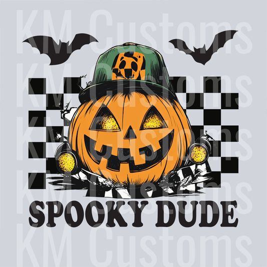 Spooky Dude Pumpkin