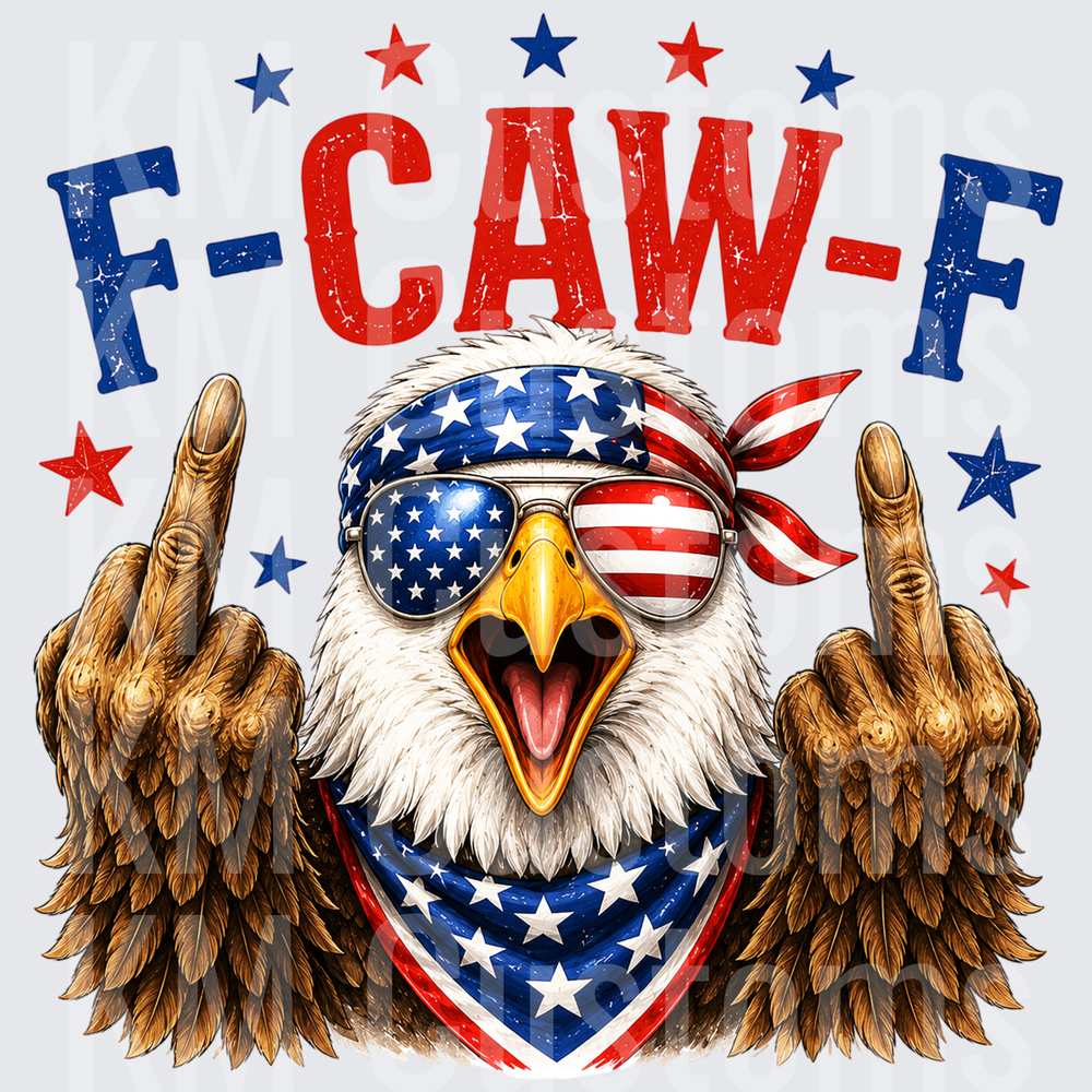 F-Caw-F Patriotic Eagle USA