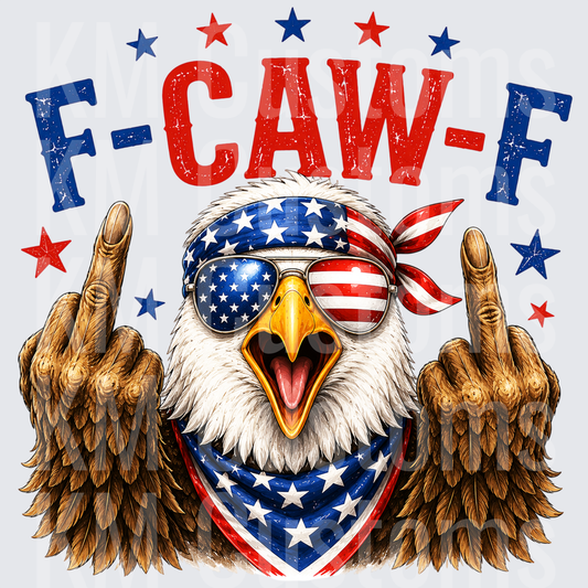 F-Caw-F Patriotic Eagle USA